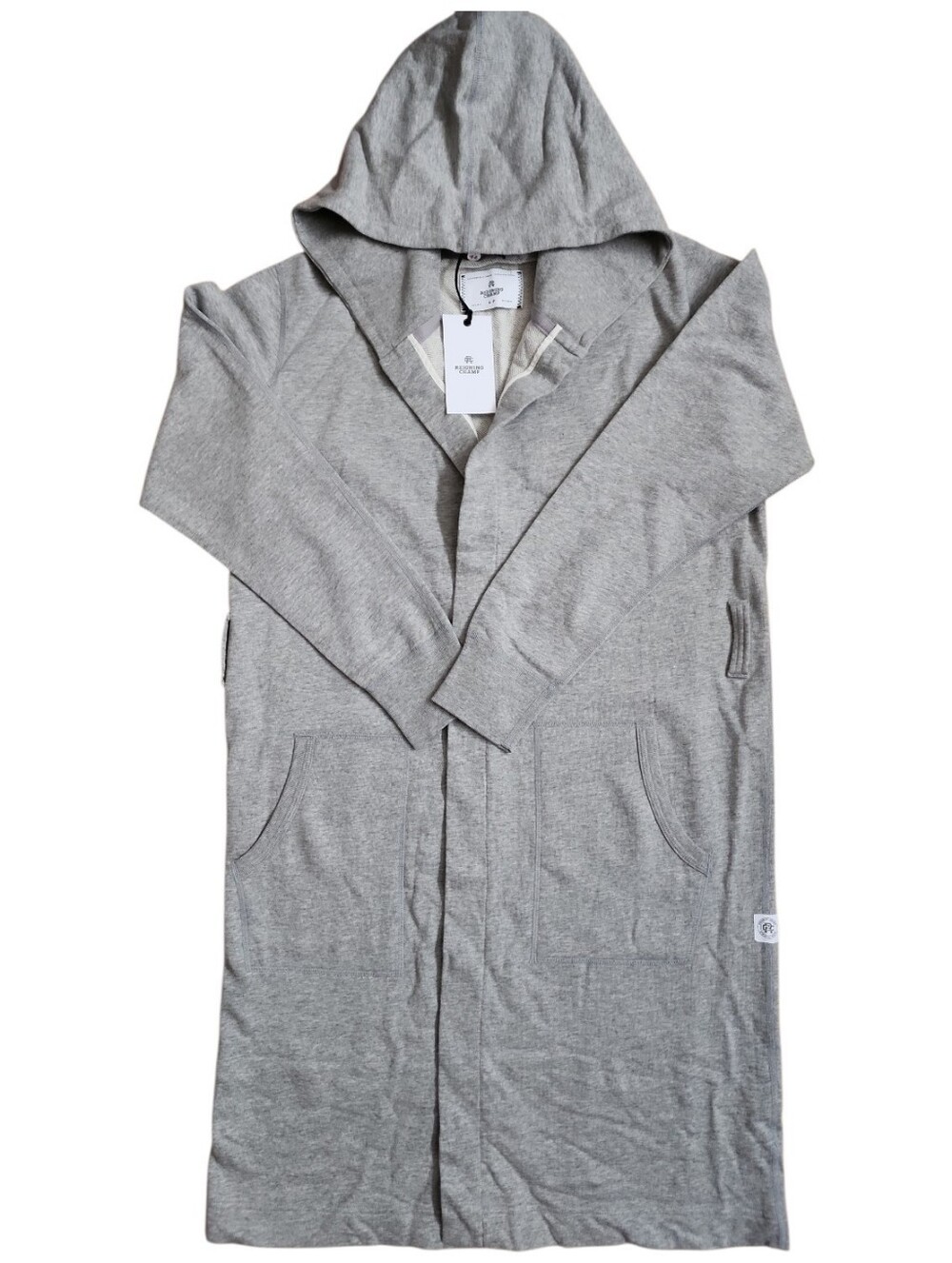 Reigning Champ Lightweight Terry Women’s H.Gray Hooded Robe NWT